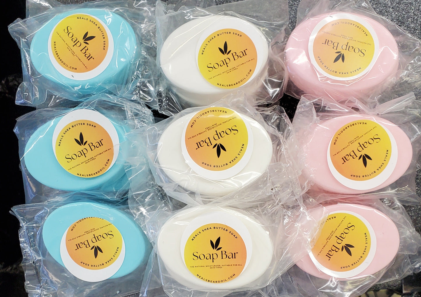 NEALS SHEA BUTTER SOAP (WHOLESALE 12 BARS)