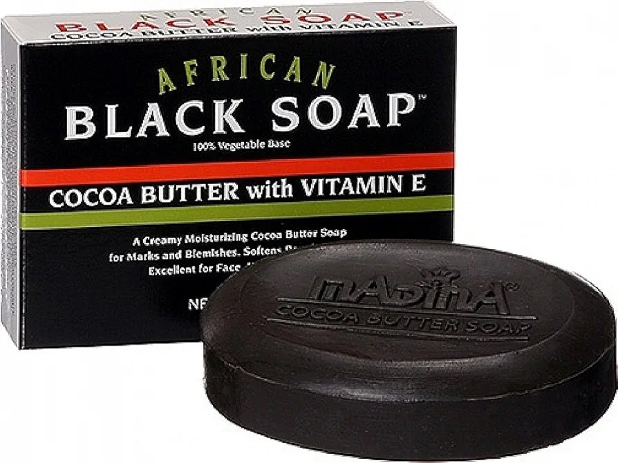 Black soap Cocoa butter & vitamins E
