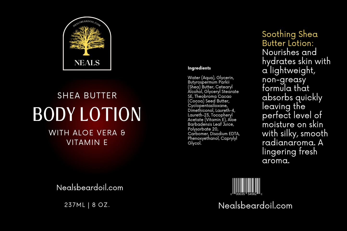 Shea butter lotion (wholesale)