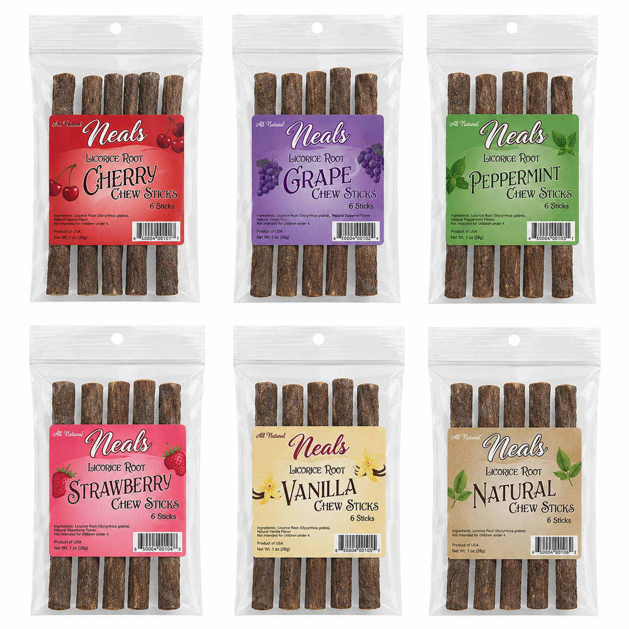 Neal’s Licorice Root Chew Sticks