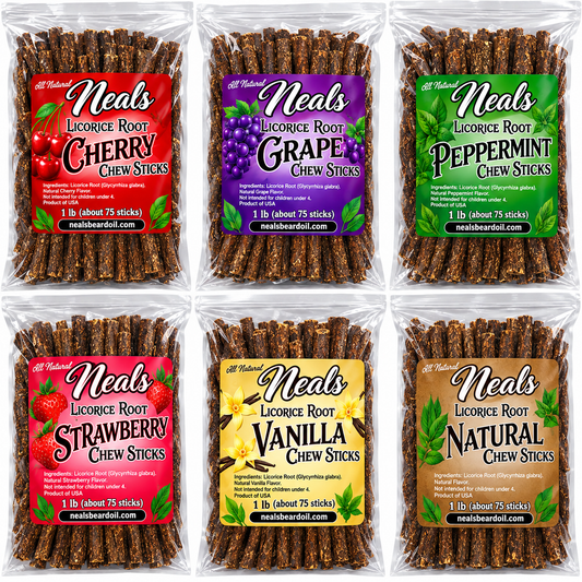 Neals Licorice Root Chew Sticks  (wholesale 1 lb)