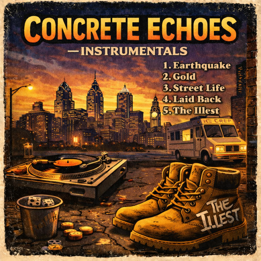 CONCRETE ECHOES - Underground Hip Hop Instrumental EP (5 beats)